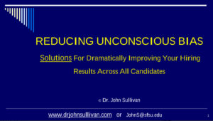 Reducing Unconscious Biases. Solutions for dramatically improving your hiring results across all candidates.