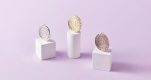 Photograph of Medals on White Shapes